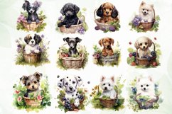 Cute Baby Dog Watercolor Sublimation Product Image 3