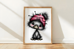 Cute Baby Duck Valentine Clipart Product Image 3