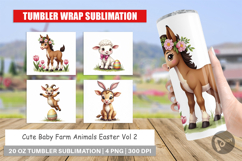 Baby Farm Animals Easter Tumbler Product Image 1