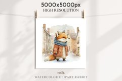 Cute Baby Fox Clipart PNG Scrapbooking Nursery Fairy Tale Art Image Watercolor Transparent Print illustration shirt designs sublimation kids printable digital watercolor baby Fox, fairy tales Fox clipart, sublimation nursery, cute children book drawing