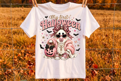 Cute Baby Glam Ghost Png, My 1st Halloween PNG Product Image 2