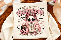 Cute Baby Glam Ghost Png, My 1st Halloween PNG Product Image 3