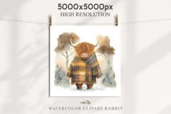 watercolor baby highland cow clipart, fairy tales nursery art, sublimation, cute children book Cute Baby Highland Cow Clipart PNG Scrapbooking Fairy Tale Art Image Watercolor Transparent Print illustration designs Nursery kids printable digital