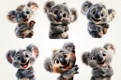 Baby Koala Clipart Bundle 27 PNG Cute Koala Art Product Image 2