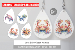 Cute Baby Ocean Animals Earring Product Image 1