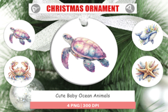 Cute Baby Ocean Animals Ornament Product Image 1