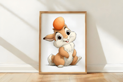 Cute Baby Rabbit Clipart Product Image 3