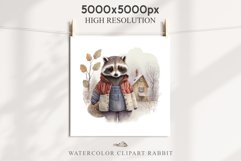 Cute Baby Raccoon Clipart PNG Scrapbooking Nursery Fairy Tale Art Image Watercolor Transparent Print illustration designs sublimation kids printable digital watercolor baby Raccoon, fairy tales clipart, sublimation nursery wall art, cute children book