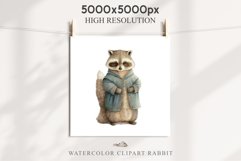 Cute Baby Raccoon Clipart PNG Scrapbooking Nursery Fairy Tale Art Image Watercolor Transparent Print illustration designs sublimation kids printable digital watercolor baby Raccoon, fairy tales clipart, sublimation nursery wall art, cute children book