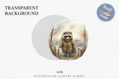 Cute Baby Raccoon Clipart PNG Scrapbooking Nursery Fairy Tale Art Image Watercolor Transparent Print illustration designs sublimation kids printable digital watercolor baby Raccoon, fairy tales clipart, sublimation nursery wall art, cute children book