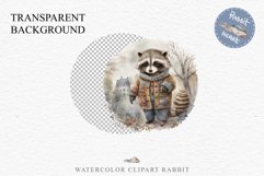 Cute Baby Raccoon Clipart PNG Scrapbooking Nursery Fairy Tale Art Image Watercolor Transparent Print illustration designs sublimation kids printable digital watercolor baby Raccoon, fairy tales clipart, sublimation nursery wall art, cute children book