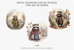 watercolor baby Raccoon, fairy tales clipart, sublimation nursery wall art, cute children book Cute Baby Raccoon Clipart PNG Scrapbooking Nursery Fairy Tale Art Image Watercolor Transparent Print illustration designs sublimation kids printable digital