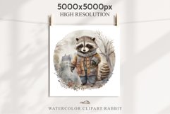 Cute Baby Raccoon Clipart PNG Scrapbooking Nursery Fairy Tale Art Image Watercolor Transparent Print illustration designs sublimation kids printable digital watercolor baby Raccoon, fairy tales clipart, sublimation nursery wall art, cute children book