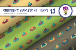 Cute Baby Seamless Patterns 13. Digital Paper Product Image 2