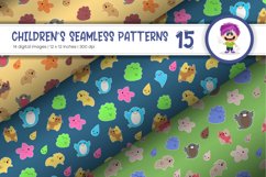 Cute Baby Seamless Patterns 15. Digital Paper Product Image 2