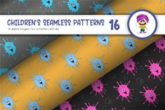 Cute Baby Seamless Patterns 16. Digital Paper Product Image 2