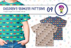 Cute Baby Seamless Patterns 09. Digital Paper Product Image 5