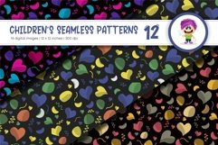 Cute Baby Seamless Patterns 12. Digital Paper Product Image 3