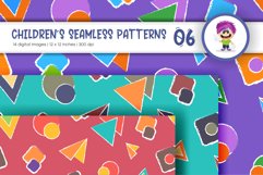 Cute Baby Seamless Patterns 06. Digital Paper Product Image 3