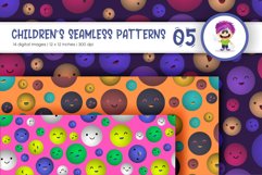 Cute Baby Seamless Patterns 05. Digital Paper Product Image 2