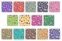 Cute Baby Seamless Patterns 06. Digital Paper Product Image 2