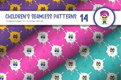 Cute Baby Seamless Patterns 14. Digital Paper Product Image 3