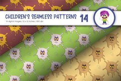 Cute Baby Seamless Patterns 14. Digital Paper Product Image 2