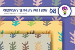 Cute Baby Seamless Patterns 08. Digital Paper Product Image 2