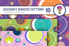 Cute Baby Seamless Patterns 10. Digital Paper Product Image 2