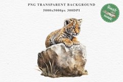 Cute Baby Tiger Animals Clipart PNG Scrapbooking Nursery Art Image Watercolor  Transparent Print invitation shirt designs sublimation kids printable digital watercolor baby tiger, scrapbooking clipart, sublimation nursery drawing, forest animals, wild cat