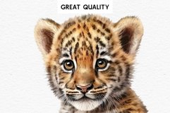 watercolor baby tiger, scrapbooking clipart, sublimation nursery drawing, forest wild cats Cute Baby Tiger Animals Clipart PNG Scrapbooking Nursery Art Image Watercolor  Transparent Print invitation shirt designs sublimation kids printable digital