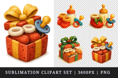 Cute Baby clipart printable sublimation design png Product Image 1