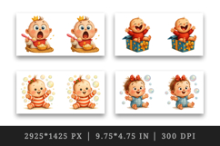 Cute Baby mug wrap printable sublimation design Product Image 2