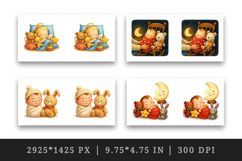 Cute Baby mug wrap printable sublimation design Product Image 2