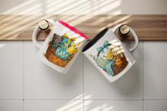 Cute Baby mug wrap printable sublimation design Product Image 3
