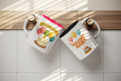 Cute Baby mug wrap printable sublimation design Product Image 3