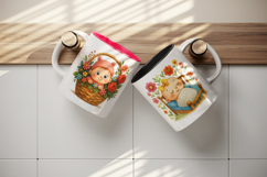 Cute Baby mug wrap printable sublimation design Product Image 3