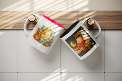 Cute Baby mug wrap printable sublimation design Product Image 3