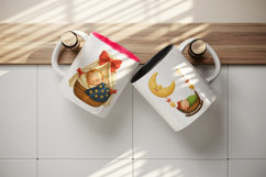 Cute Baby mug wrap printable sublimation design Product Image 3