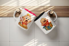Cute Baby mug wrap printable sublimation design Product Image 3