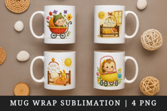Cute Baby mug wrap printable sublimation design Product Image 1