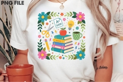 Cute Back To School Sublimation Design Product Image 2