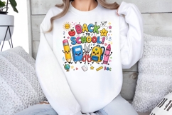 Cute Back To School Supplies Cartoon Sublimation PNG Design Product Image 2