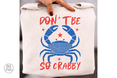 Cute Beach Crab, Don’t Be so Crabby PNG Product Image 2