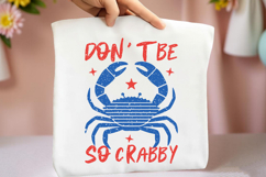 Cute Beach Crab, Don’t Be so Crabby PNG Product Image 3