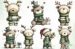 Cute Bear Christmas Sublimation Product Image 6