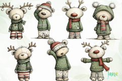 Cute Bear Christmas Sublimation Product Image 5