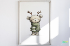 Cute Bear Christmas Sublimation Product Image 4