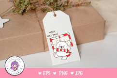 Cute Polar bear holdind santa letter kawaii clipart winter Product Image 3