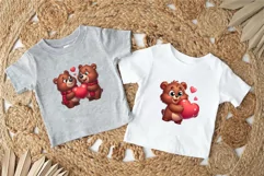 Cute Bear in Love. Valentine's Day, PNG. Product Image 3